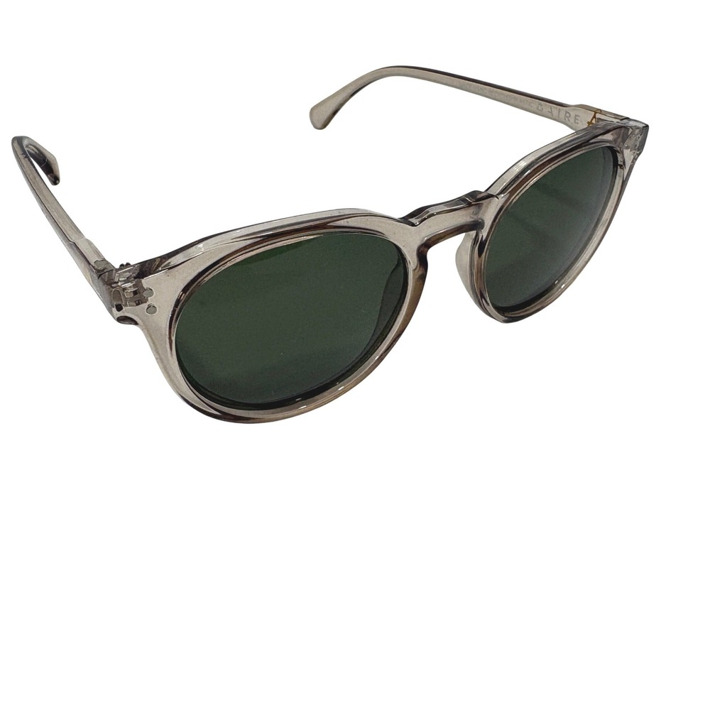 AIRE Nucleus 52mm Polarized Round Sunglasses Grey Green Mono Polar 2342211 - Picture 6 of 8